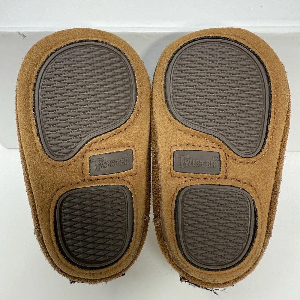 Twister Infant‎ Size 1 Carson Bucker Casual Brown Shoes 4424802-01